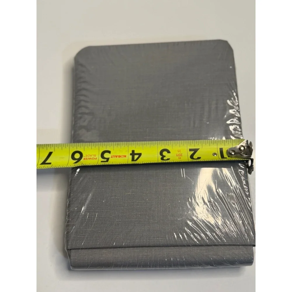 Creative Memories Scrapbook Gray Silver‎ Border Linen Texture New Sealed Album
